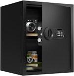 Digital Wall Safe with Keypad & Emergency Keys