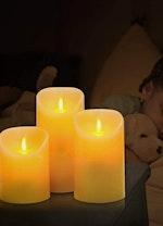 Flameless Wax LED Candles, 3-Pack alternate 3