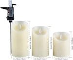Flameless Wax LED Candles, 3-Pack alternate 6