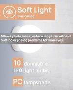 Hollywood Vanity LED Makeup Lights, 3 Colors alternate 4