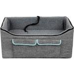 Large Grey Booster Car Seat & Pet Bed