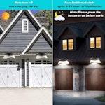 SMY 4pcs LED Solar Gutter Lights, IP55 Waterproof alternate 6