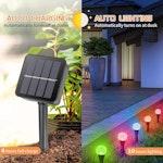 Solar Christmas Garden Lights, 10 LED Pathway alternate 3