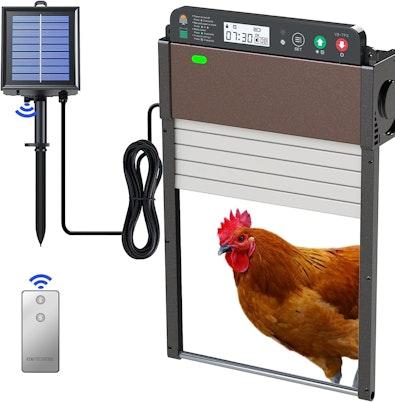 Solar-Powered Automatic Chicken Coop Door cover