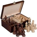 Staunton No. 6 Chess Set with 10 cm King