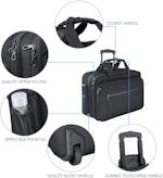 Waterproof Rolling Laptop Bag for 17.3 Devices alternate 4