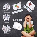 Wooden Alphabet & Number Fridge Magnets Set alternate 4