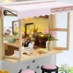 Cat Coffee Dollhouse Kit with Furniture & Music alternate 4