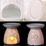 Ceramic Tealight Oil Burner & Aroma Diffuser alternate 1