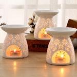 Ceramic Tealight Oil Burner & Aroma Diffuser alternate 3