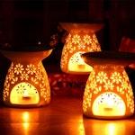 Ceramic Tealight Oil Burner & Aroma Diffuser alternate 4