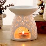 Ceramic Tealight Oil Burner & Aroma Diffuser alternate 5