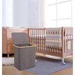 Canvas Laundry Basket with Lid alternate 5