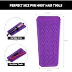2-Pack Heat Resistant Silicone Mat for Hair Tools alternate 1