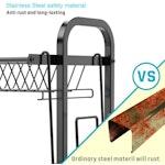 2-Tier Dish Rack with Utensil Holder alternate 2