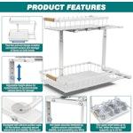 2-Tier Kitchen Under Sink Organiser (White) alternate 3