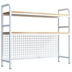 2-Tier Metal Desktop Hutch Bookshelf thumbnail