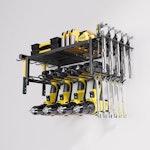 2-Tier Power Tool Rack Organizer Wall Mount alternate 1