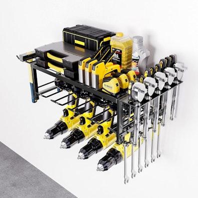 2-Tier Power Tool Rack Organizer Wall Mount cover