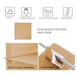 3 Pack 5-Tier Shelf Hanging Closet  (Beige) alternate 3