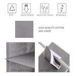 3 Pack 5-Tier Shelf Hanging Closet (Grey) alternate 4