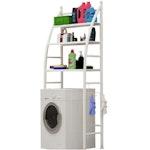 3-Tier White Over Washing Machine Storage Rack alternate 1