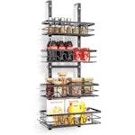 4 Tier Adjustable Baskets Over Door Pantry alternate 1