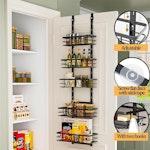 4 Tier Adjustable Baskets Over Door Pantry alternate 2