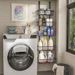 4 Tier Adjustable Baskets Over Door Pantry alternate 6