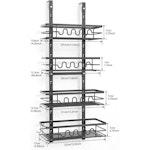 4 Tier Adjustable Baskets Over Door Pantry alternate 8