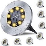 4-Pack Solar Waterproof Ground Lights for Outdoors thumbnail