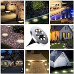 4-Pack Solar Waterproof Ground Lights for Outdoors alternate 5