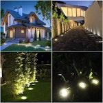 4-Pack Solar Waterproof Ground Lights for Outdoors alternate 6
