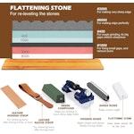 4-Sided Knife Sharpening Stone, Grit 400-8000 alternate 1