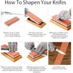 4-Sided Knife Sharpening Stone, Grit 400-8000 alternate 5