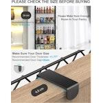 6 Tier Adjustable Baskets Over Door (Black) alternate 6