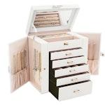 6-Layer Large Jewelry Box for Women (White) thumbnail