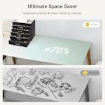 6-Layer Jewelry Organizer Box (Black) alternate 4