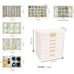 6-Layer Jewelry Organizer Box (White) alternate 2