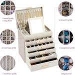 6-Layer Jewelry Organizer Box (White) alternate 5