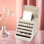 6-Layer Jewelry Organizer Box (White) alternate 7
