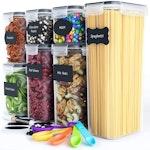 7-Piece BPA-Free Plastic Food Containers