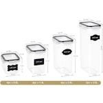 7-Piece BPA-Free Plastic Food Containers alternate 1