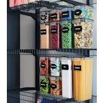 7-Piece BPA-Free Plastic Food Containers alternate 3