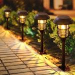8-Pack Bright Solar Pathway Lights IP65 Waterproof thumbnail