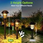 8-Pack Bright Solar Pathway Lights IP65 Waterproof alternate 4