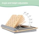 Bamboo Laptop Lap Desk with Cushion alternate 5
