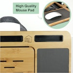 Bamboo Laptop Lap Desk with Cushion alternate 7