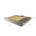 Bamboo Laptop Lap Desk with Cushion alternate 8