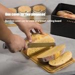 Bread Bin with Bamboo Lid (Black) alternate 3